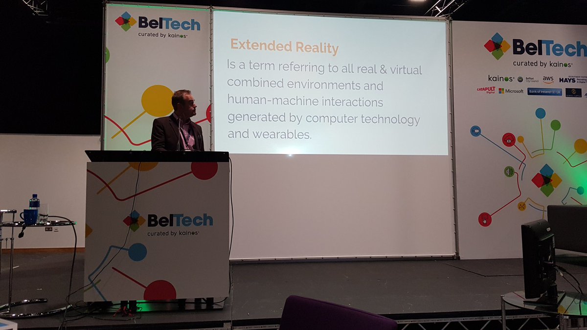 Here's <a href="/chipster30/">Nigel McAlpine ➡️ SXSW 2024</a> Nigel McAlpine leading the Immersive Tech track at #BelTech18