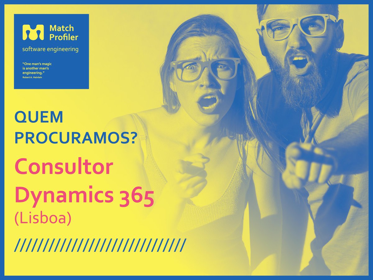 MatchProfiler's tweet photo. Your #jobopportunity has arrived!
Know more here https://t.co/N2X41rYjtf and apply to: emprego@m-profiler.com
#matchprofiler #ITJob #jobseekers #Tecnologia #empregonovo #dynamics365 https://t.co/SEeQkOGQJd