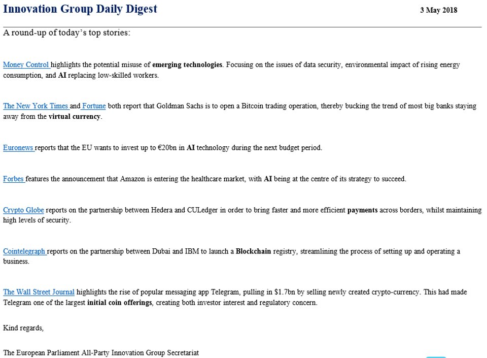 European Parliament Innovation Group tweet media