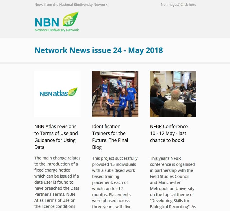 NBNTrust's tweet photo. May's Network News is out now! https://t.co/yLr15D7ePU
In a packed issue we look at: Revisions to @NBNAtlas Terms of Use and Guidance for Using Data; @_NFBR conference - last chance to book! Jobs at @NatResWales and much, much more!
To subscribe: https://t.co/slNzHCzht2 https://t.co/XyHC91DWwl