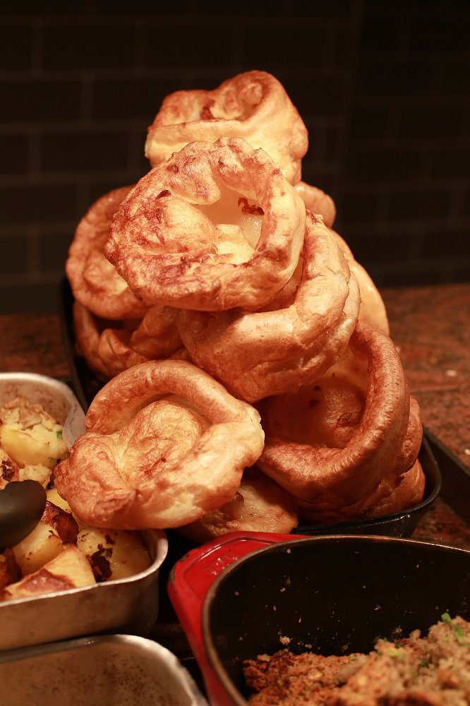 eatdrinkmb's tweet photo. In homage to the start of @letouryorkshire we thought we'd share some pictures of @tobycarvery's fluffy Yorkshire puddings! Who's hungry? #TDY https://t.co/rlacGD057j