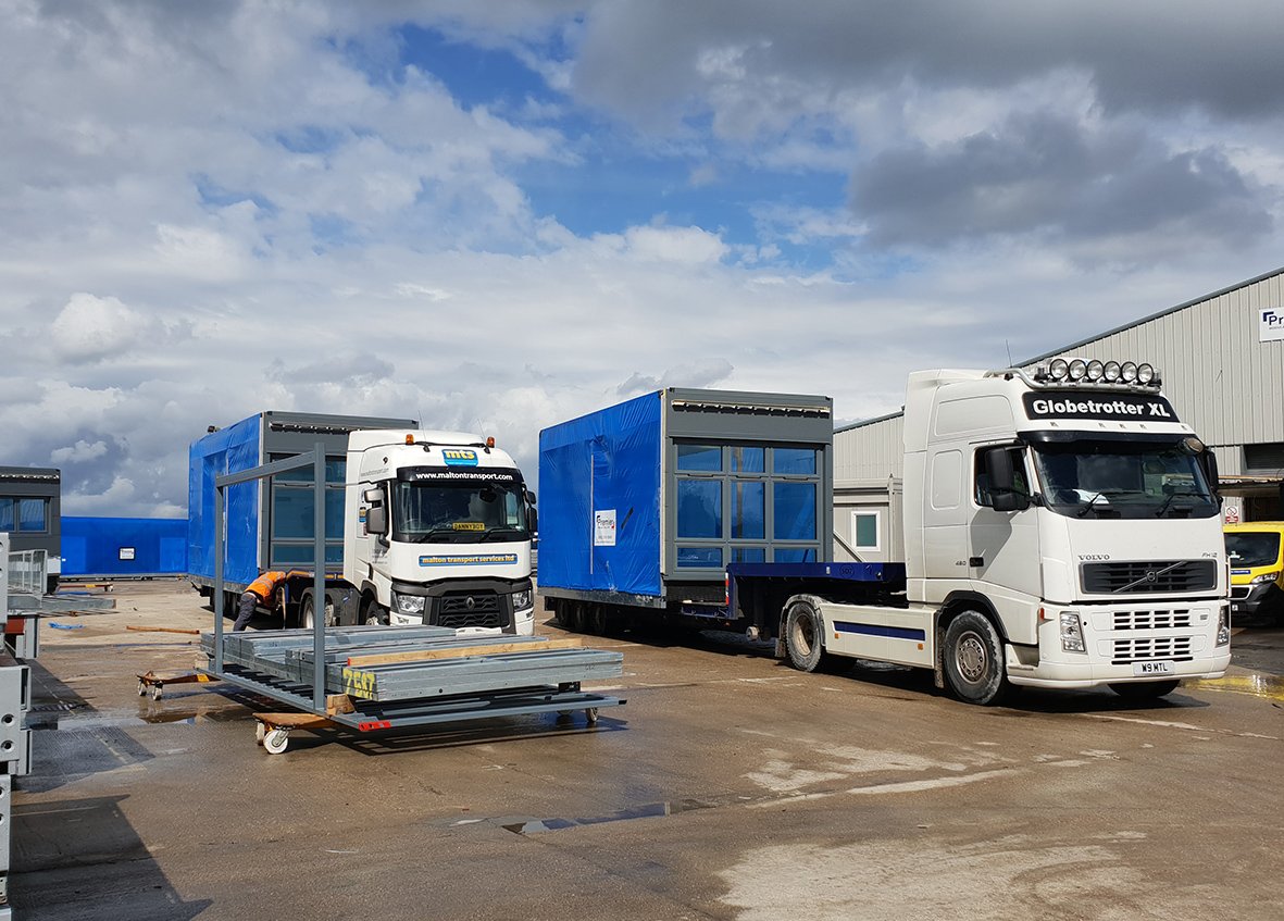 Premier_Modular's tweet photo. Flexible #modular #classrooms was specially adapted to meet the needs of this school #readyforinstall #modular @MPBAUK #education https://t.co/MbvIf8gaXh https://t.co/dSakirAHAq