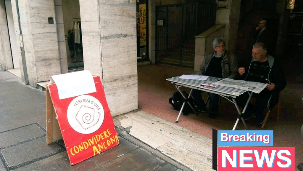 altraideadicitt's tweet photo. Ad #Ancona piove?
La pioggia non ferma chi ha un'#AltraIdeaDiCitta' e ama 
#CondividereAncona.
Vieni a trovarci fino alle 12:30 oggi per la nostra raccolta firme per la presentazione della lista, sotto la #galleriaDorica 
, lato corso Garibaldi. Fai come noi, #ScegliILCoraggio 🚀 https://t.co/dXeAKfHErN