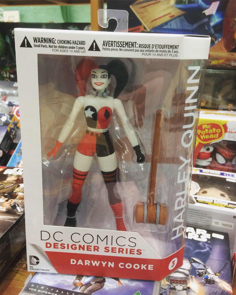 DC Comics Designer Series Harley Quinn #toyoftheday #dc #dccomics #dcdesignerseries #designerseries #darwyncooke #harleyquinn #harleenquinzel #batman #actionfigures