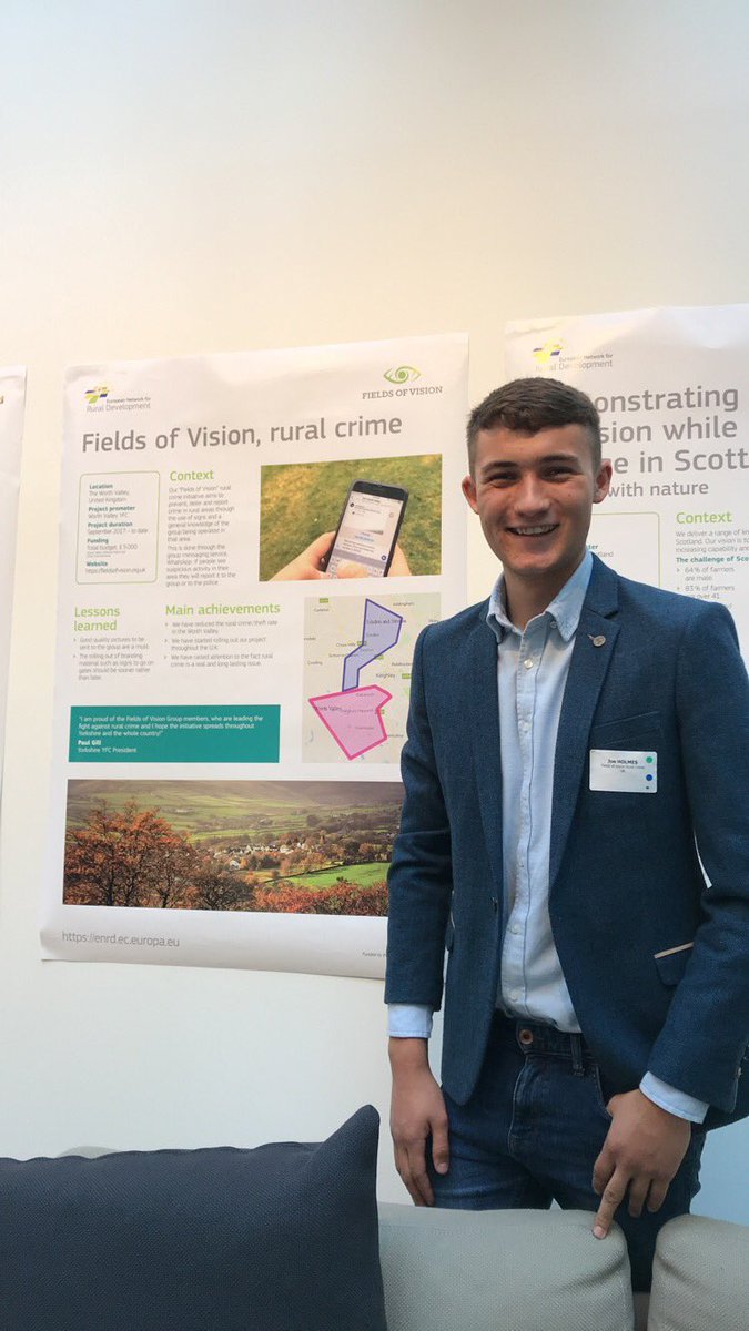 As we write this, one of our <a href="/WorthValleyYfc/">Worth Valley Yfc</a> <a href="/YorkshireYFC/">Yorkshire YFC</a> and  <a href="/NFYFC/">NFYFC</a> members Joe Holmes 20 is giving a presentation on our project in Brussels at the European Network for Rural Development to EU ministers. #excitingtimes