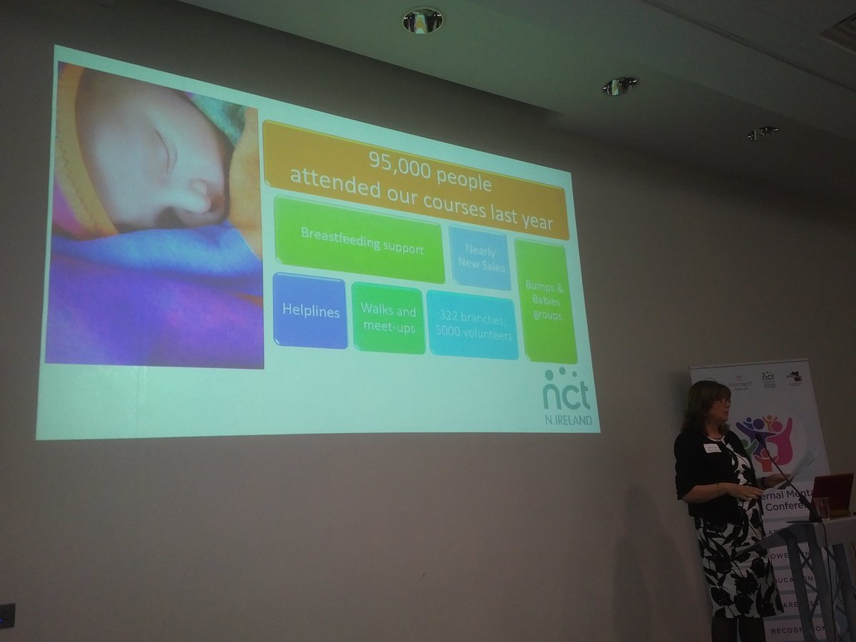 Robinson_Linds's tweet image. .@SeanaTalbot about the importance and work of @NCTcharity across NI all ran by volunteers #maternalmhmatters #mmhconf