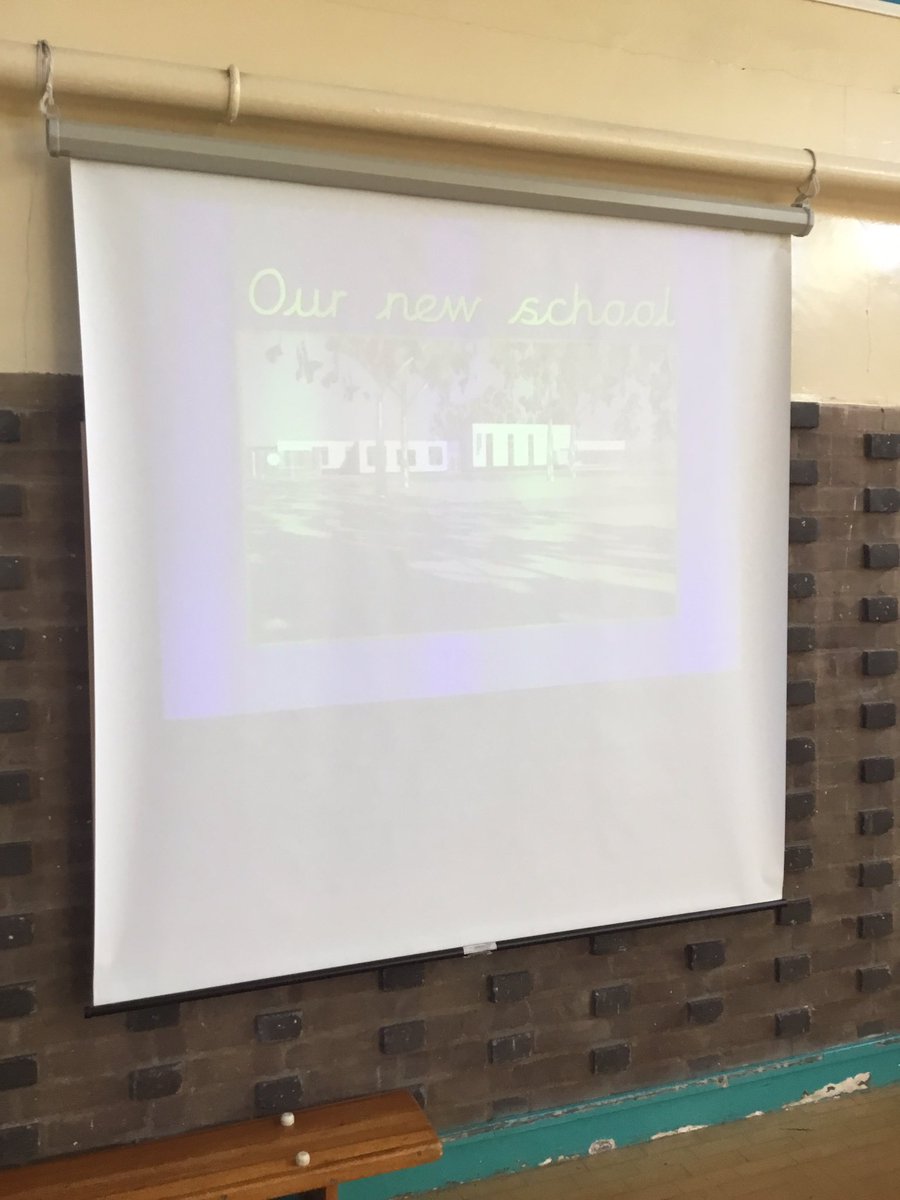 💙❤️ Some very exciting news shared today with pupils about our brand new school!💙❤️