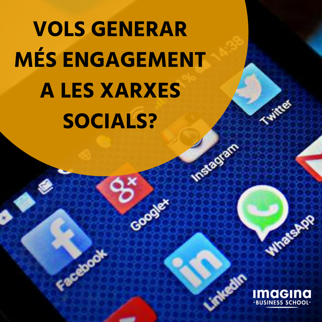 imaginaBS's tweet photo. Generes prou #ENGAGEMENT🤝 a les teves xarxes socials? Al nostre bloc hi trobaràs 5 consells essencials! (https://t.co/Nem2vTMGIs) Descobreix tot el potencial del #SOCIALMEDIA al Curs de Marketing Digital &amp; Social Media d'IMAGINA Business School 🎓 https://t.co/a1wuomscg6