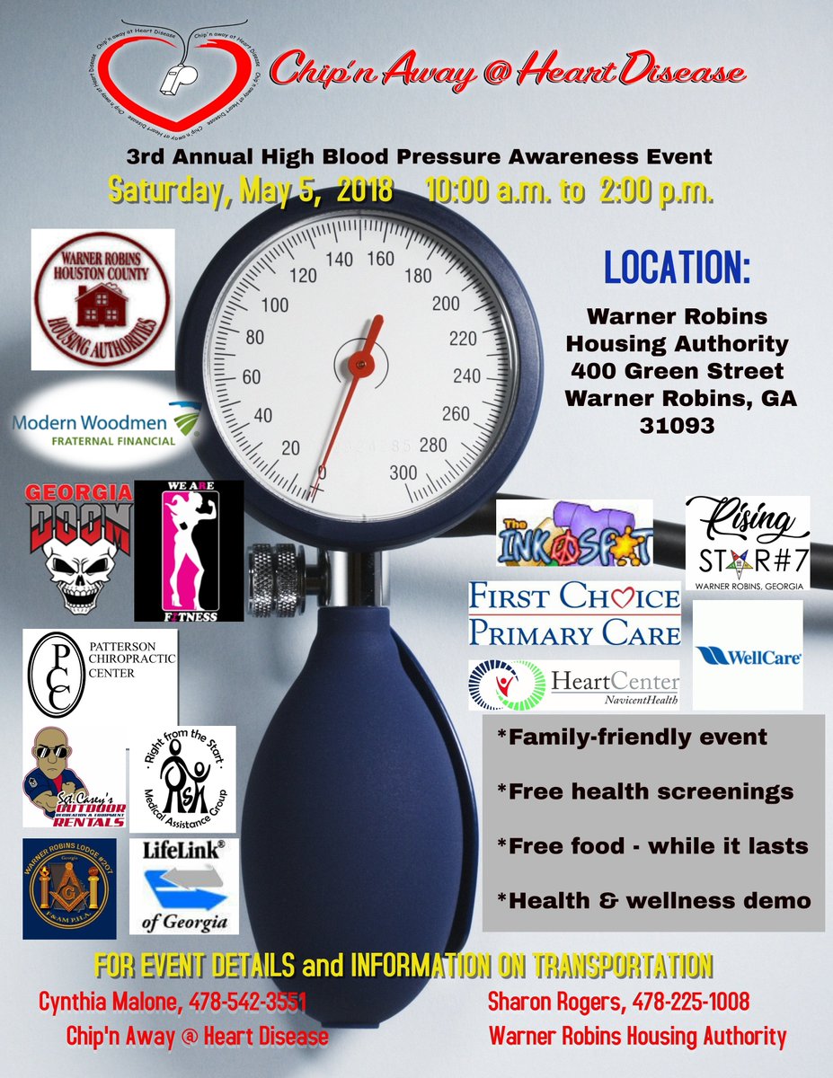 Chip'n Away @ Heart Disease . . Raising awareness about the silent killer in a unique way for our target audience. Know our numbers!  Join us this Saturday, May 5th.