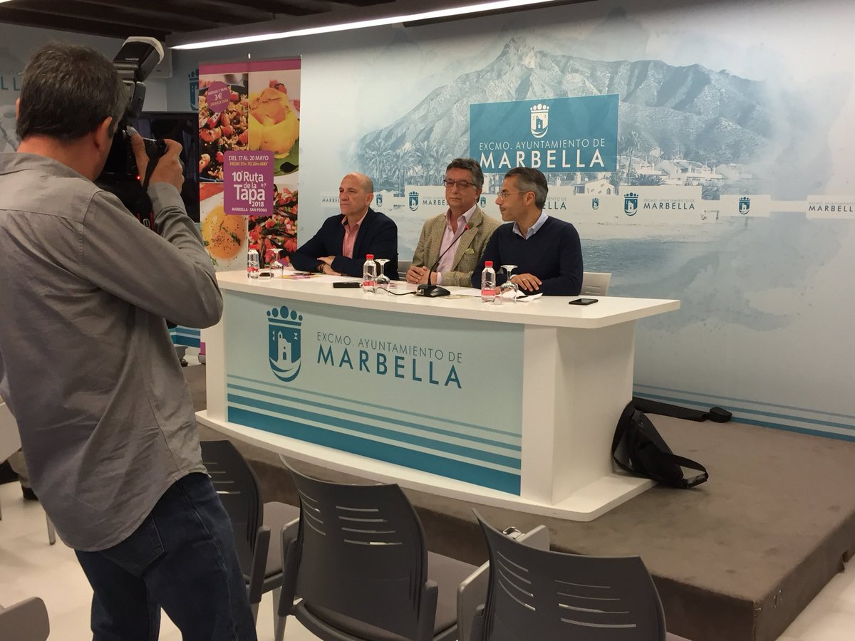 MarbellaTapas's tweet photo. Asistencia de medios en la presentacion 10a RUTA DE LA TAPA MARBELLA 2018 #rtma2018 #Marbella #SanPedroAlcántara @Ayto_Marbella @MARBELLATURISMO @ComercioMarbell https://t.co/rbUYbhGDg0