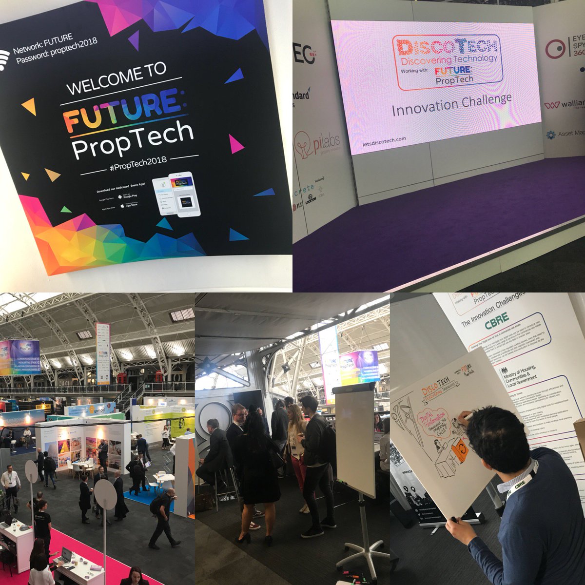 discoveringtech's tweet image. Sooo how amazing was @_futureproperty yesterday?! We had a brilliant day with our Challengers and Innovators - did you manage to catch the pitches on the Innovation Stage? #proptech18