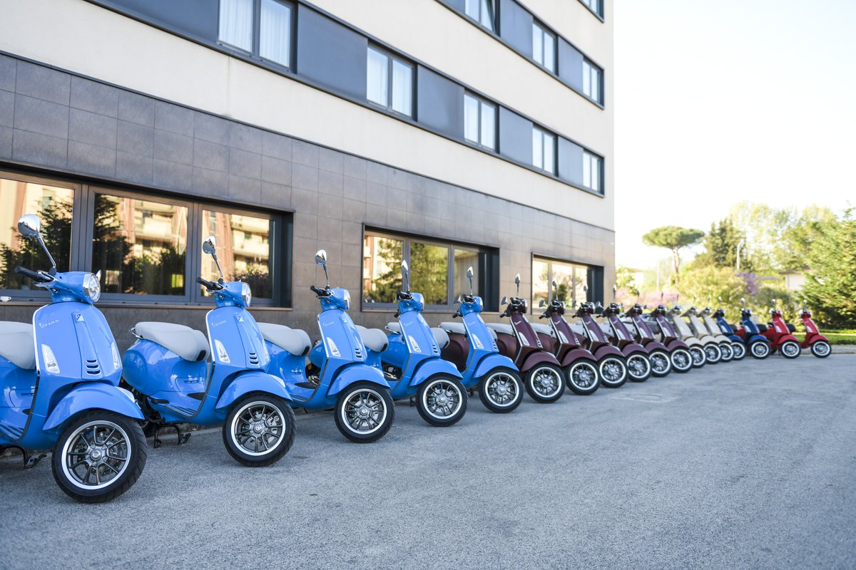 centralbikesltd's tweet photo. We were in Italy with @PiaggioOfficial a few weeks back for the launch of the new Vespa Primavera - what an experience! 

#vespa #piaggio #newbike #launch #italy #travel https://t.co/uP61B3tJsl