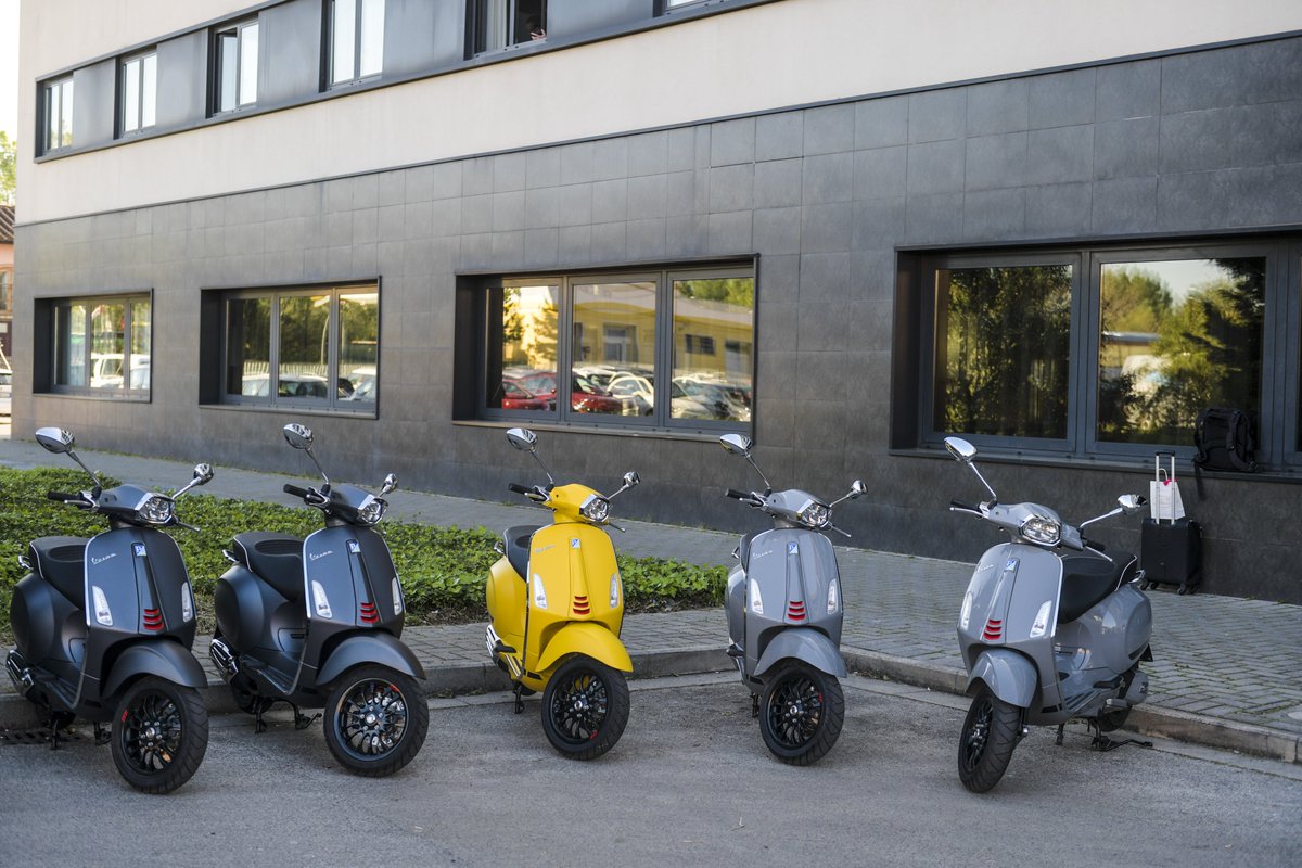centralbikesltd's tweet photo. We were in Italy with @PiaggioOfficial a few weeks back for the launch of the new Vespa Primavera - what an experience! 

#vespa #piaggio #newbike #launch #italy #travel https://t.co/uP61B3tJsl