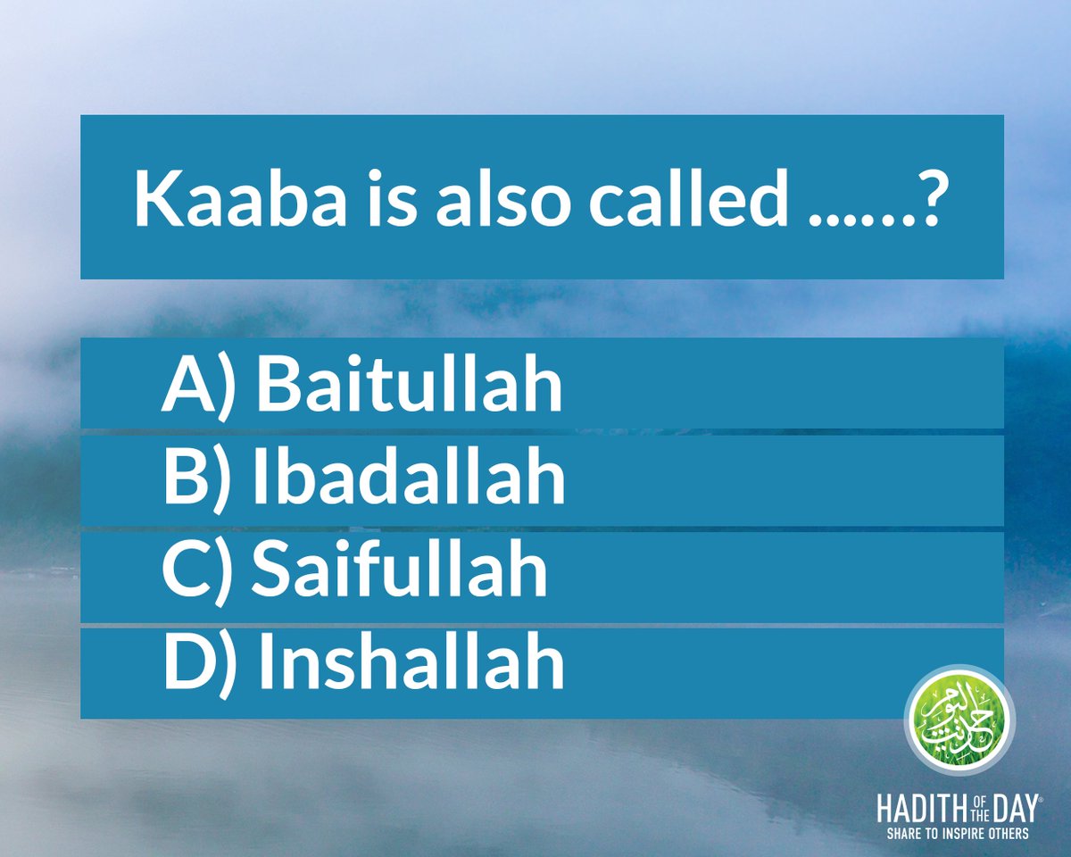 Hadith of the Day tweet media