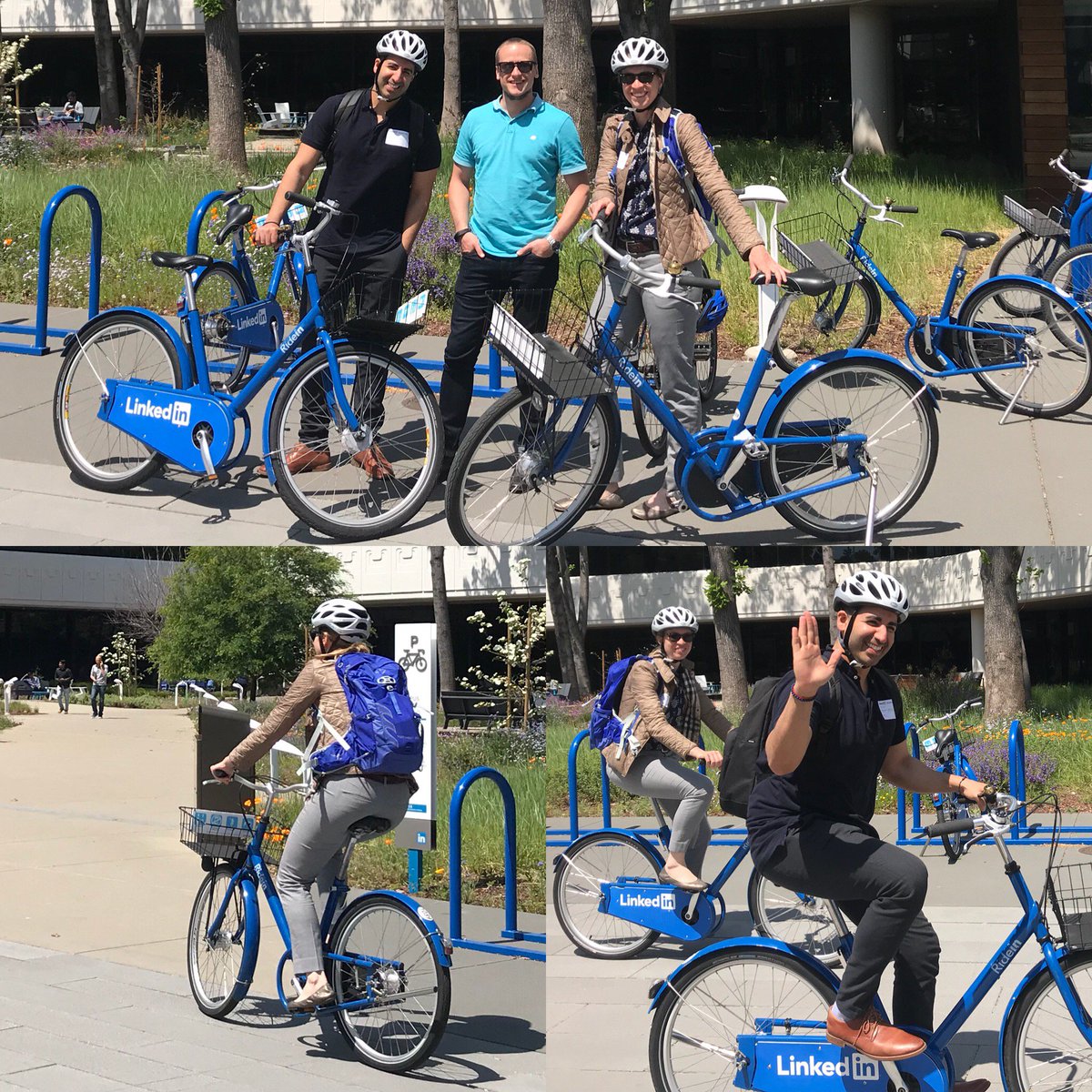 rideamigos's tweet photo. We had a great time visiting @LinkedIn last week. We  💙 the team, campus, and of course, the blue bikes. Happy bike month @linkedinlife !

#commutebetter #linkedinlife #mayisbikemonth #bikemonth #sunnyvale https://t.co/ao1ZiqO4ip