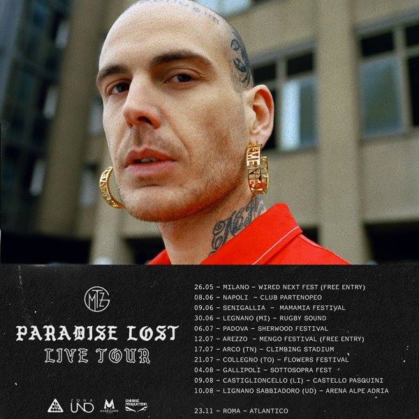TantaRobaLabel's tweet photo. PARADISE LOST LIVE TOUR 🔥
 Disponibili da ora su TicketOne le prevendite del tour di @TheTrueGemitaiz insieme a @MixerTbeatz 💣

 ➡️ https://t.co/LGF3Ft8Hy5
 #ParadiseLost https://t.co/y7jQAQ9Nqi