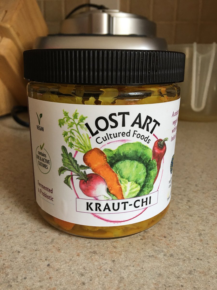 pixelgangsta's tweet photo. Met the owners and found a phenomenal veggie Kraut using New England organic produce- it is naturally fermented and contains live and active cultures. AND- it supports small local business 🙂
https://t.co/pUG8Q3sfmm
#vegan #kraut #krautchi https://t.co/sliaJa4T9y