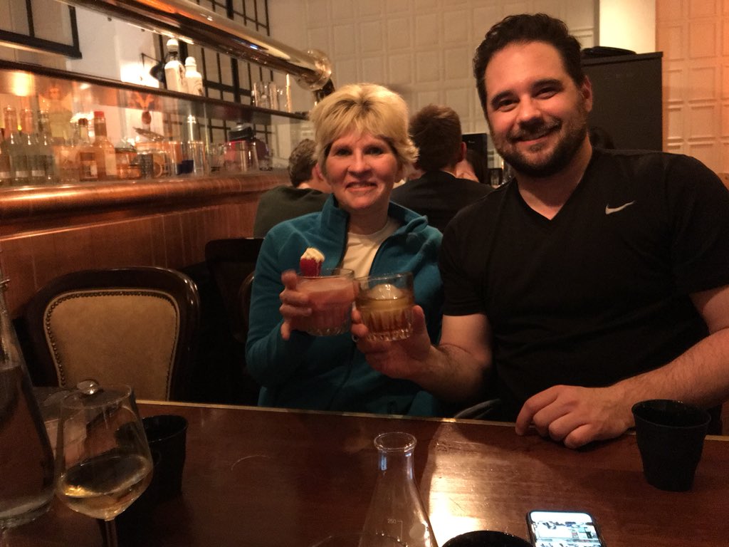 Had a great last night in London with <a href="/NLatessa/">Nate Latessa</a> <a href="/mackmary/">Mary Mack</a> and <a href="/kayleewalstad/">Kaylee Walstad</a> @TheAlchemistUK!!  #smokey old fashioned #wimbledon