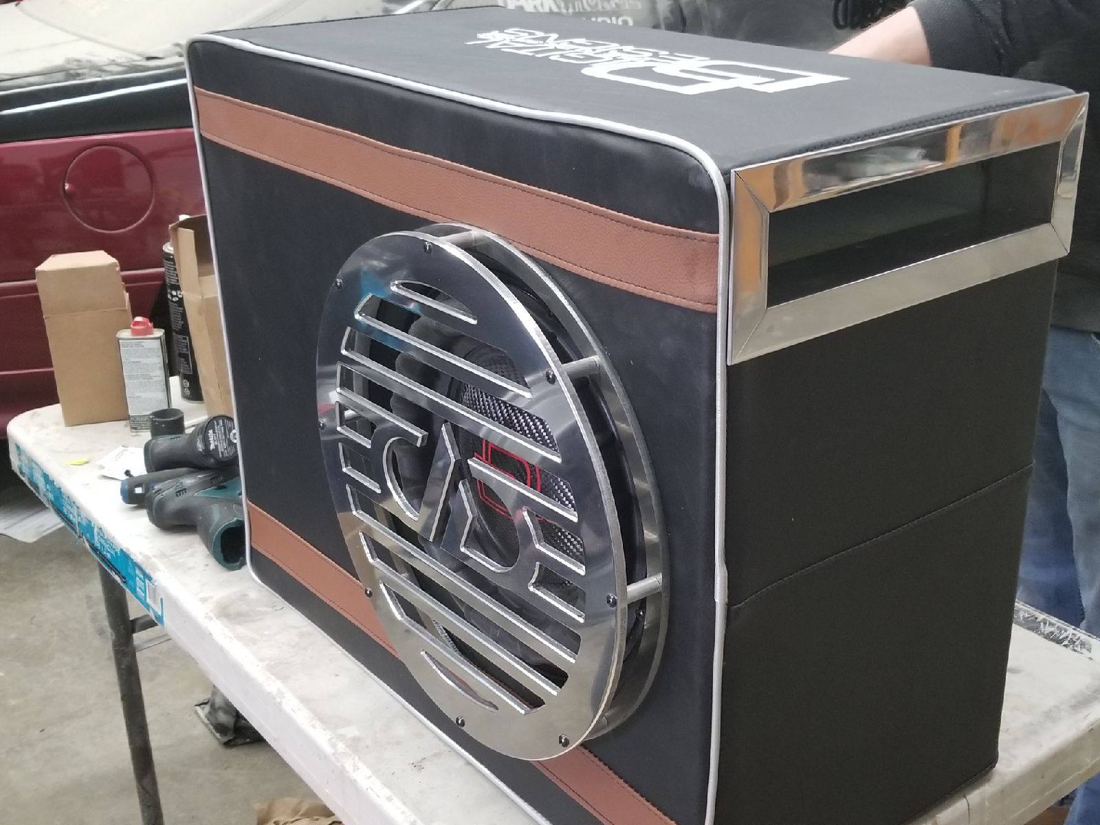 Custom subwoofer hot sale grill