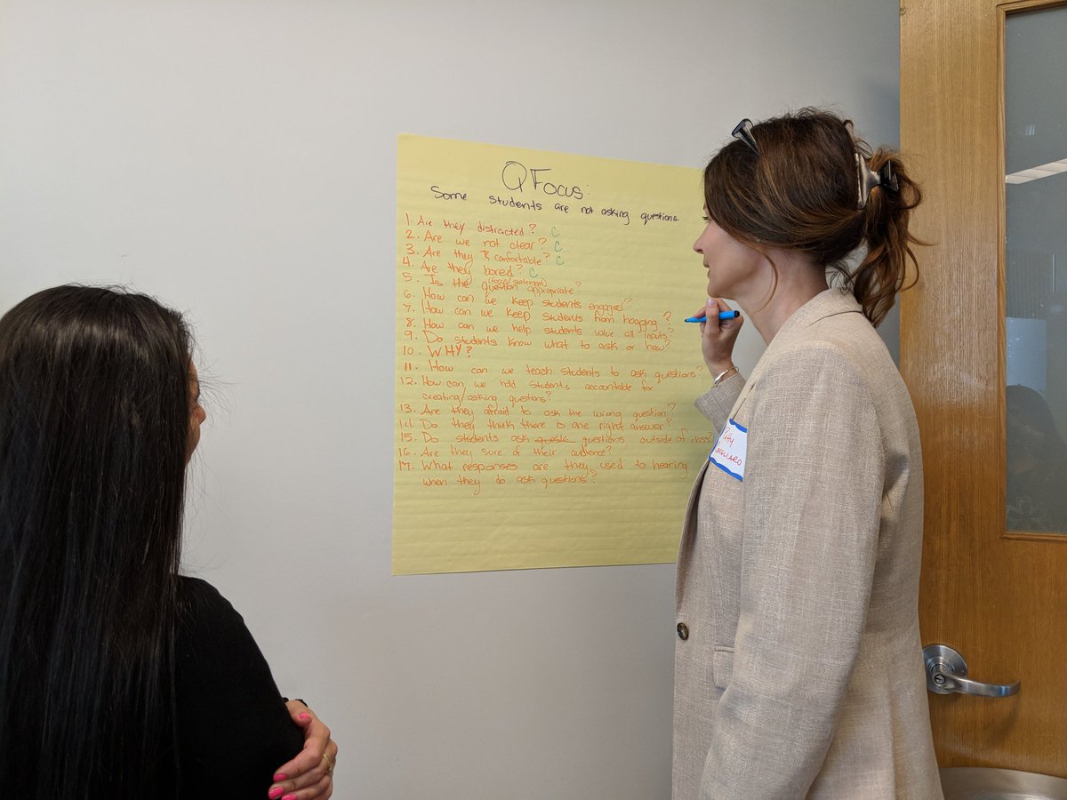 MurphyHMS's tweet photo. Diving right into the #QFT with some fantastic LI teachers. @RightQuestion @ECET2LI https://t.co/h2c0QxEqIi