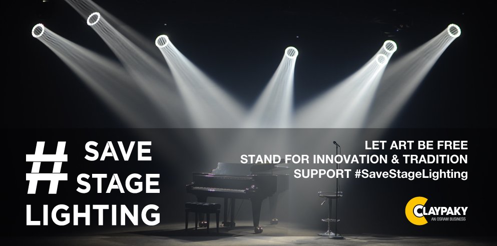 ClayPakyNews's tweet image. LET ART BE FREE
Stand for innovation &amp;amp; tradition
Support #SaveStageLighting

Sign &amp;amp; share the petition: goo.gl/uP3F5K
More information: ald.org.uk/resources/ald-…

@the_ALD / @SaveLighting