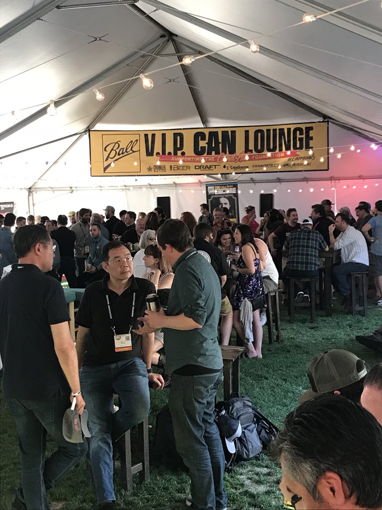 Ball_Corp's tweet photo. Thanks for joining us in the Ball VIP Can Lounge! @lukasnelson killed it! #cangoals #craftbrewerscon https://t.co/AQB69iEez3