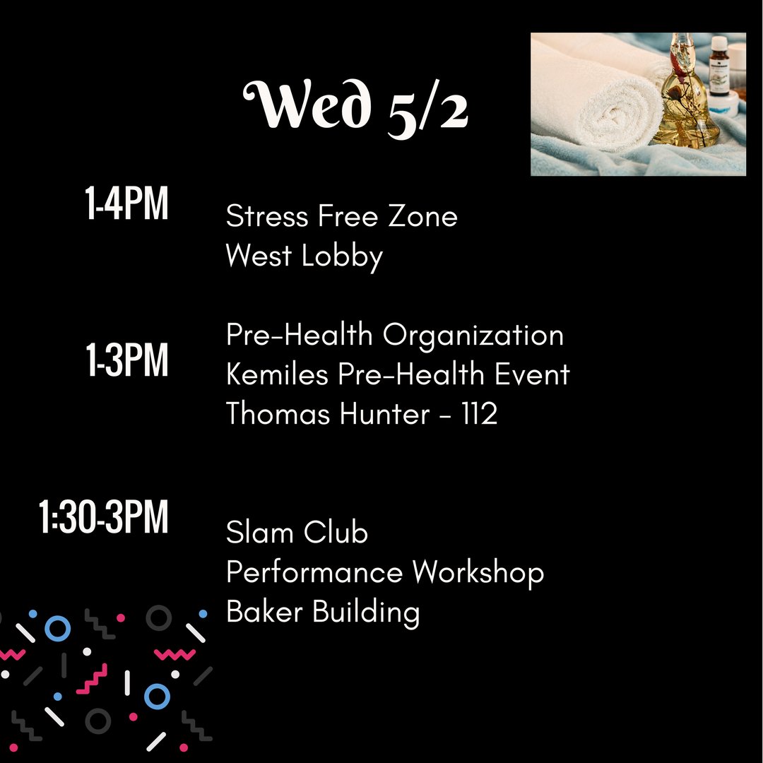 Hunters_OSA's tweet image. Here are your events for the week Hunter!