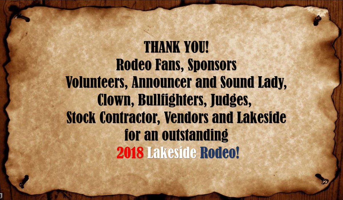 Lakeside Rodeo tweet media