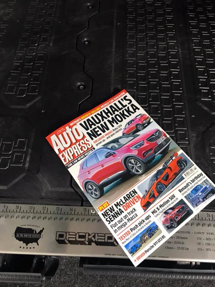 TruckmanUK's tweet photo. Great to see DECKED in the latest edition of @AutoExpress as part of the new products section. DECKED is the perfect solution for all pick-up owners, get in touch to find out more.
#GetDecked #DrawerStorage #Pickups #4x4accessories https://t.co/otwsk0ZPzS