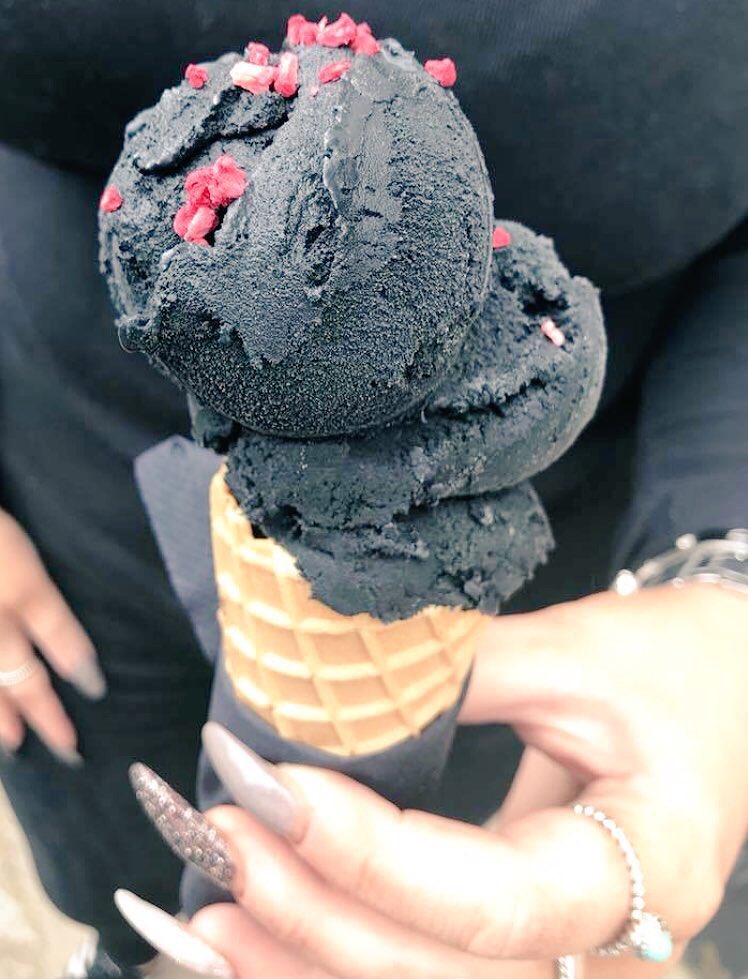 trillosofwhitby's tweet photo. We will be selling our #WHITBY #JET #BLACK #icecream in #Saltburn this bank holiday weekend! 

Our ice cream van will be at the top of the Cliff Lift 🖤🍦😍 @clifftramway 
We hope everyone has a great weekend 👍🏻😊
@SaltburnbySea @visitsaltburn @SaltburnNews  @fovsaltburn https://t.co/jhGVtnHh6s