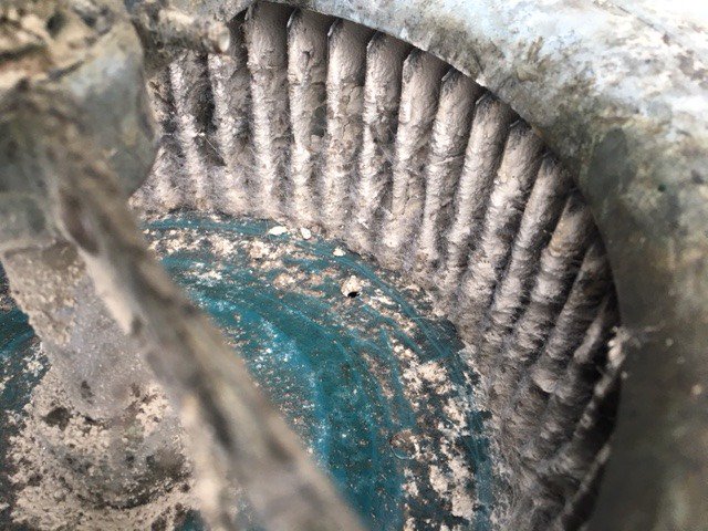 DandLMechanical's tweet photo. Dirty Blower wheel #dirty #blowerwheel #ServiceNow #maintenance #HVAC #airconditioning  #repair #cleaning #dandlmechanical #Fredericksburg https://t.co/MscXC9Lad8