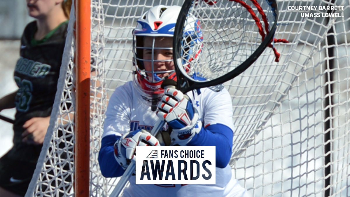 AmericaEast's tweet photo. Congrats to @RiverHawkWLax's Courtney Barrett, the 2018 #AEWLAX Fans' Choice Player of the Year! https://t.co/u2dOrO4VdY