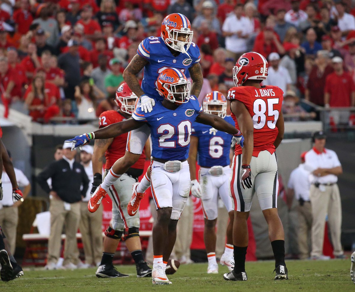 GatorsFB's tweet photo. #DBU - Florida has had the MOST defensive backs taken in the #NFLDraft since 2016. 

#GatorMade https://t.co/5lL9GU5hcn