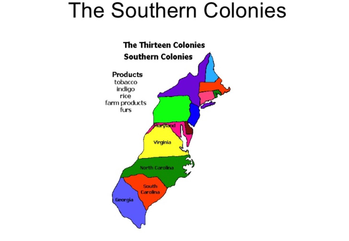 GeorgeBakery4's tweet photo. Southern Colonies@Maryland, The Carolinas, Georgia, and Virginia 

#warmclimate #rice #indigo #tobacco #richsoil

@drobert7thgrade https://t.co/pHB770NyNR