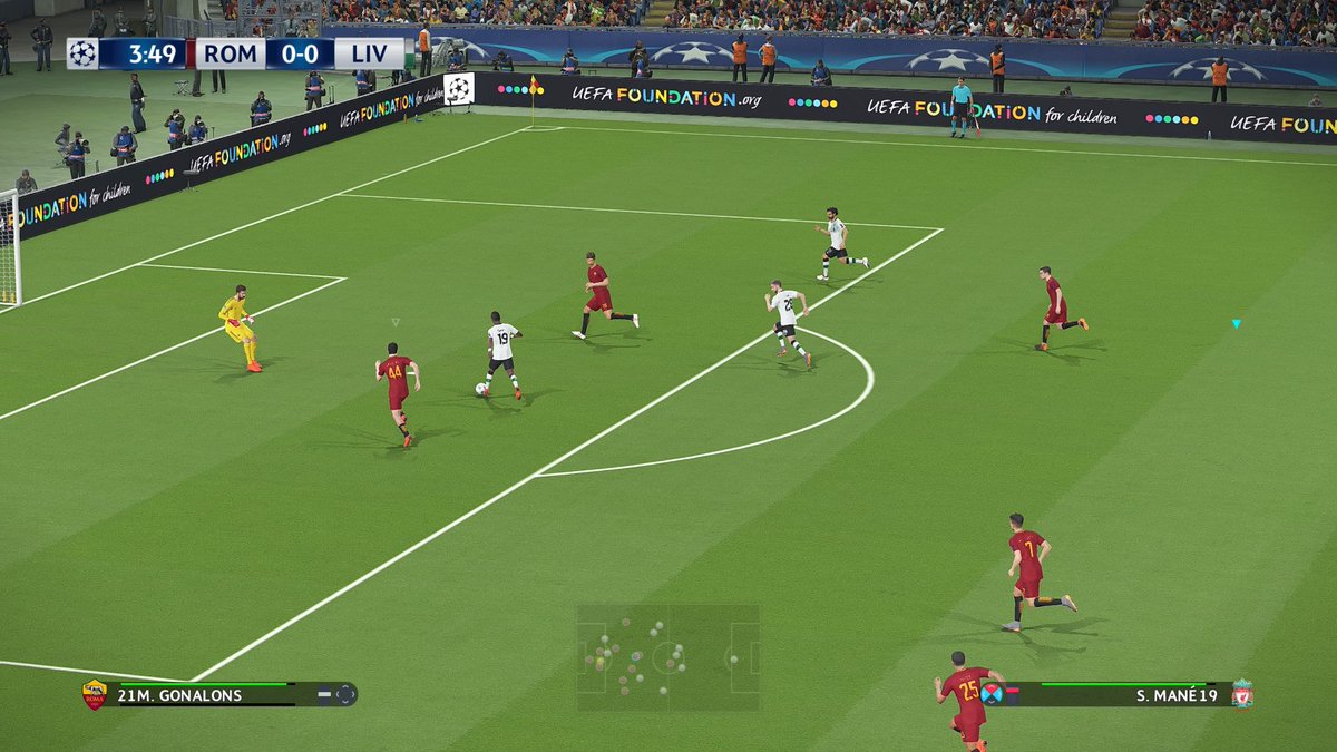 6ons1's tweet photo. @EACoreySA @EA_GZaro @lucaspezzatti @FIFAALLSTARS @gamer_matheusx Too far away from #PES2018 in night/afternoon lighting. It's time to create a photorealistic game. #StadioOlimpico #Feedback #FIFA19 https://t.co/hVxy9tgJ05