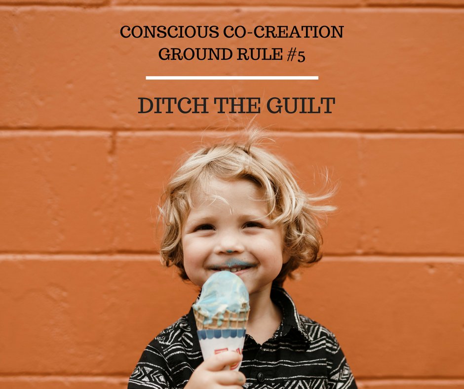 Conscious Co-Creation Ground Rule #5: Ditch The Guilt
Guilt is an unproductive emotion unless it is directly linked to a call to action. Most of the time, guilt runs insidiously in the background and its only goal is to keep you down. buff.ly/2Fw3oeW