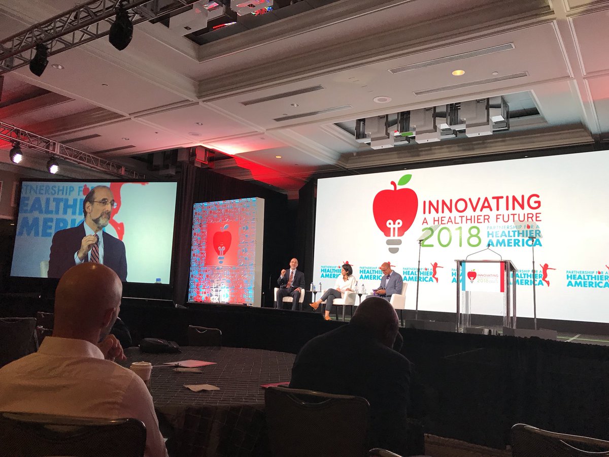 Now at #PHASummit: <a href="/HowellWechsler/">Howell Wechsler</a> of <a href="/HealthierGen/">Alliance for a Healthier Generation</a> and Silvia of <a href="/McDonalds/">McDonald's</a> talking about McDonald’s commitment to a healthier Happy Meal.