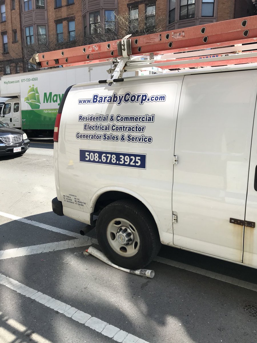 jdbk's tweet photo. @BOS311 @BostonBTD An idea for why your flexposts keep disappearing/getting ruined on Mass Ave. Hint: it’s the cars. Try some nice concrete planters here, please- they’ll even look great, too! https://t.co/sCF8bLuhk6