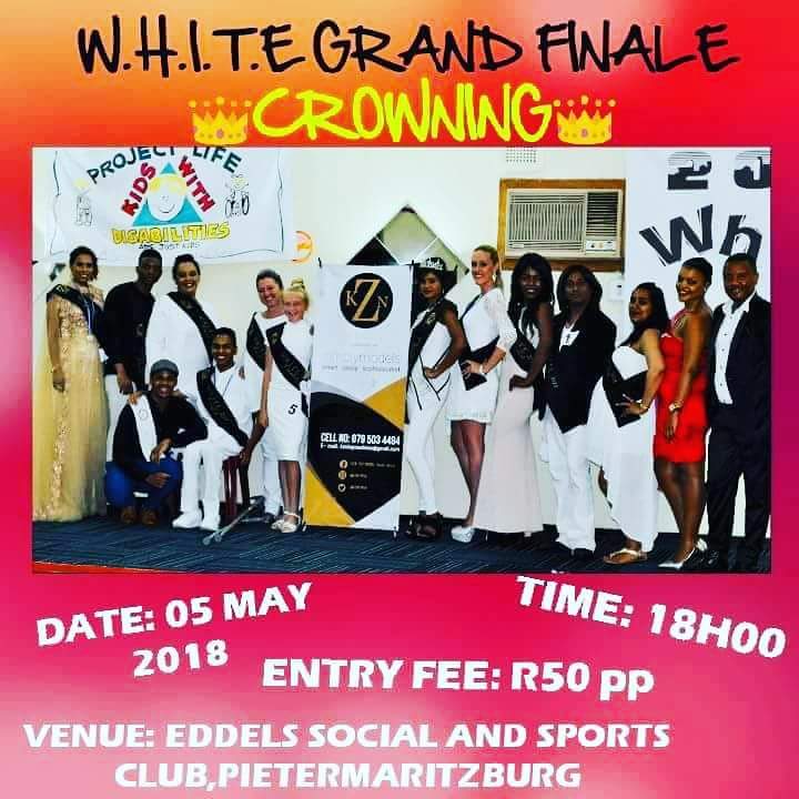 KZNTMSA's tweet photo. One more day to go before our W.H.I.T.E Finale! We are so excited😃 Donate R50 towards and join us in this spectacular charity event organised by our one and only Queen KZN TOP MODEL SOUTH AFRICA 2017 Miss @karellmoonsamy #kzntopmodelsa2017 #kzntopmodel #dreams #cometrue https://t.co/sAyW4Hoaqs