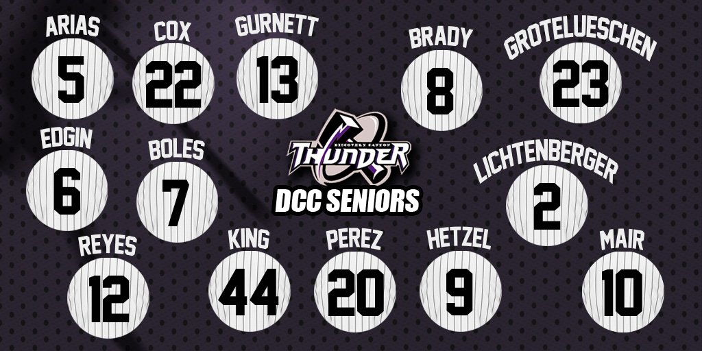 GAMEDAY: With one regular season game remaining, #ThunderBaseball will be at home to honor the team’s 13 SENIORS and play Vista Ridge. We’re scheduled for 4pm, but stay tuned for updates! Roll Thunder! Roll Seniors!