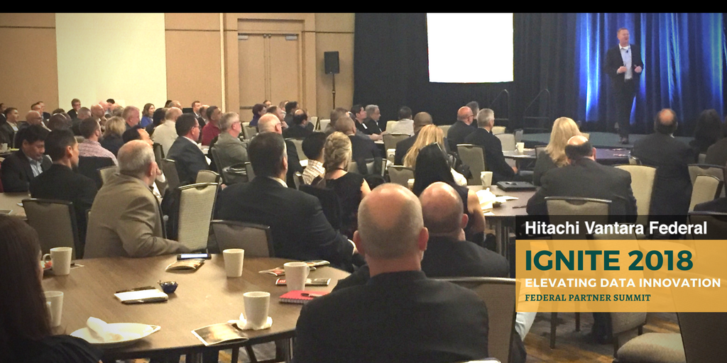 hitachi_federal's tweet photo. Kicking off our partner summit with our President and CEO, Dave Turner... “At @HVFederal , we’re growing, and when we grow our partners grow.” #hvfedIGNITE https://t.co/KReurYiRLx