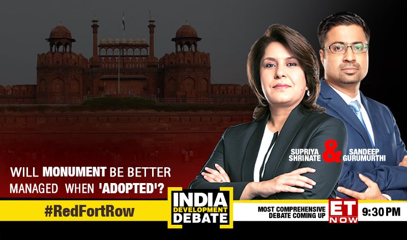 ETNOWlive's tweet photo. Most of our historic monuments are in tatters. Many believe that handing over heritage structures to private firms for upkeep is an experiment worth doing. Watch #IndiaDevelopmentDebate at 9 pm as we talk to Tourism Minister @alphonstourism on #RedFortRow
@lawyerkhanmd @iamrana https://t.co/2mIPeHyh9j