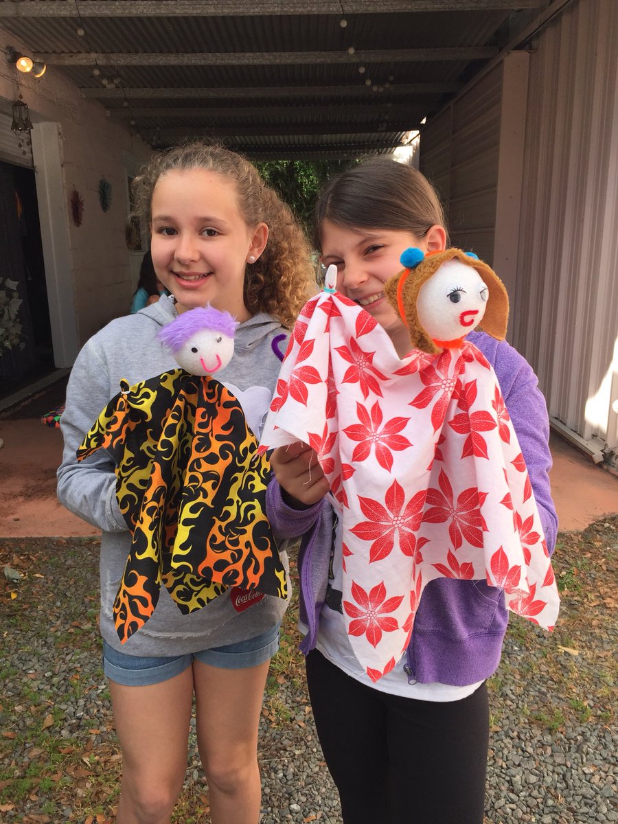 Puppet making with The Puppet Lady #davis5