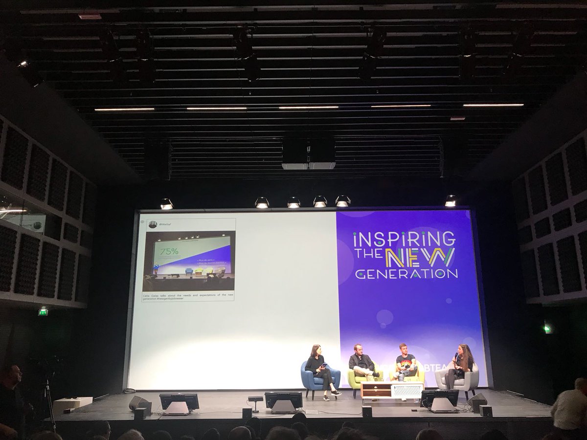 Des interventions inspirantes ce matin à <a href="/joinstationf/">STATION F</a>.

Une matinée sur le thème de la nouvelle génération. Comprendre leurs attentes dans leur future vie professionnelle est définitivement un enjeu majeur pour le recrutement de demain ! 

Merci pour l'invitation <a href="/jobteaser/">JobTeaser</a>  !