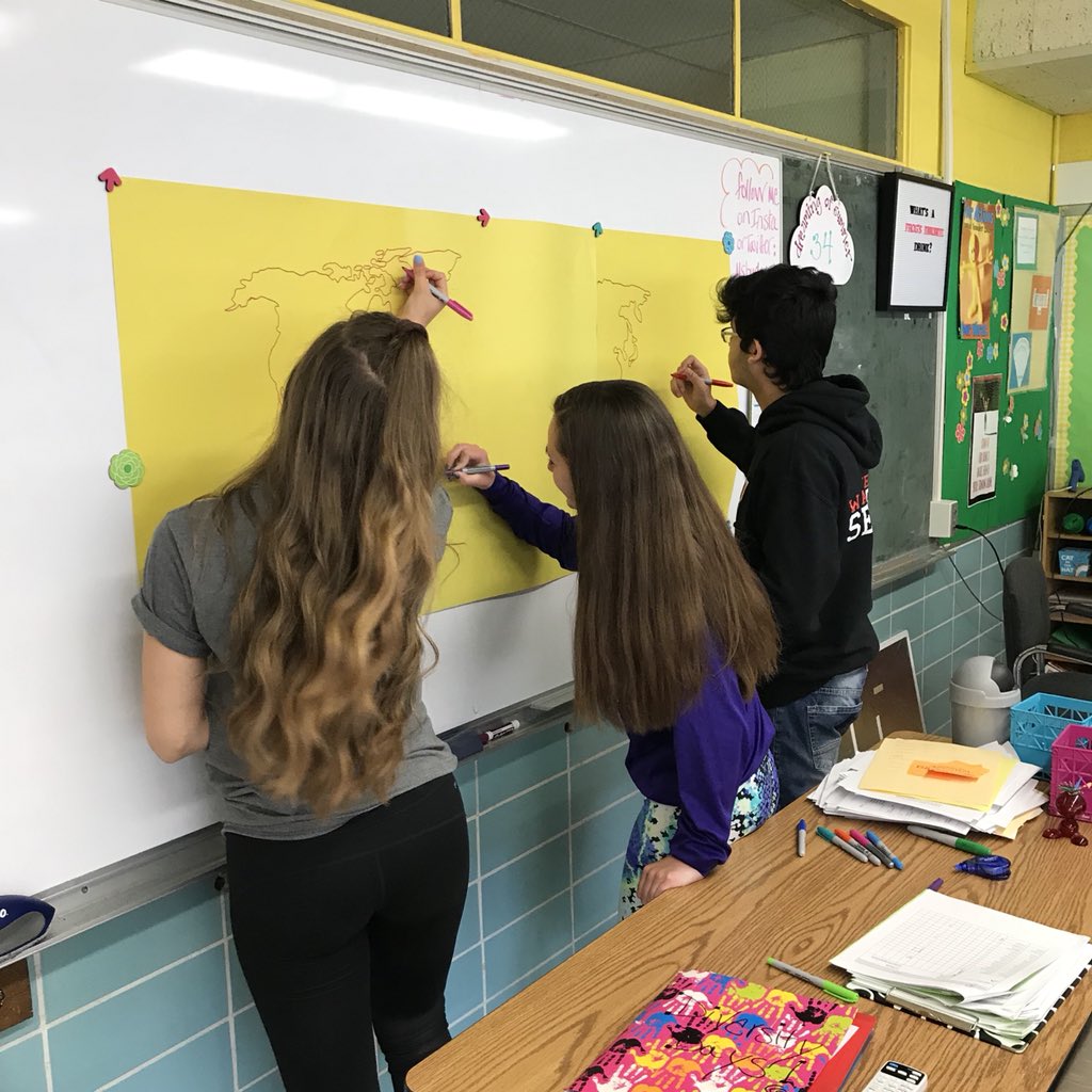 whsdiversity's tweet photo. WMHS Diversity Week starts on Monday! Working hard to make it a great week!! https://t.co/BMOHEkARFp