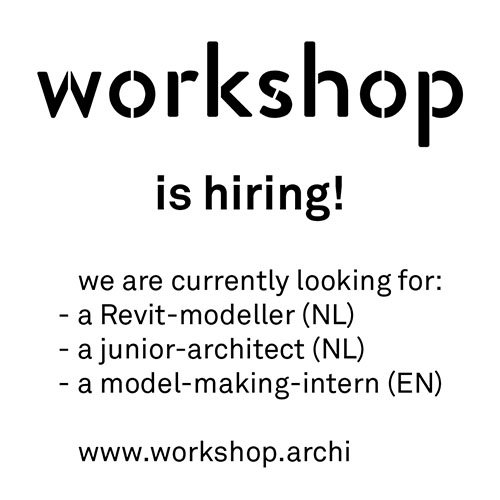Wij zoeken versterking / we are hiring!