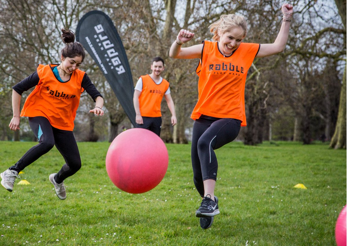 rabblebmth's tweet photo. This Bank Holiday treat yourself to fun exercise that reaches parts you didn't know could ache.

Sign up: https://t.co/eWOoPai13d

Use code FUNFITNESS for a free game :-)

#joinrabble #rabble #bournemouth #christchurch #fitness #sundayfunday #motivation #dodgeball #frisbee https://t.co/ybBOA36Unm