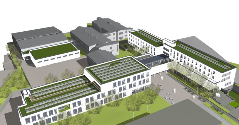 ChambreLux's tweet photo. Fir 47,5 Milliounen Euro gëtt den Annexe zu Miersch vum Dikrecher Kolléisch @LCDiekirch bis 2021 nei gemaach. De Chantier ass haut an der zoustänneger Kommissioun vun der #chambrelux virgestallt ginn.
Méi Infoen ➡️ https://t.co/JyhumfLVtu https://t.co/WMBbAzYjL0
