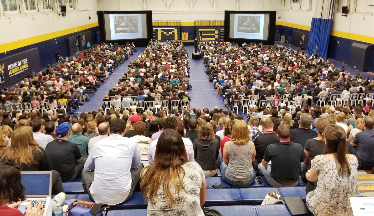 wheeler_laura's tweet photo. Me &amp; my closest friends 😂 ready to hear @pgliljedahl share about his #thinkingclassroom framework. 
#OAME2018 https://t.co/UODXHLVOYc