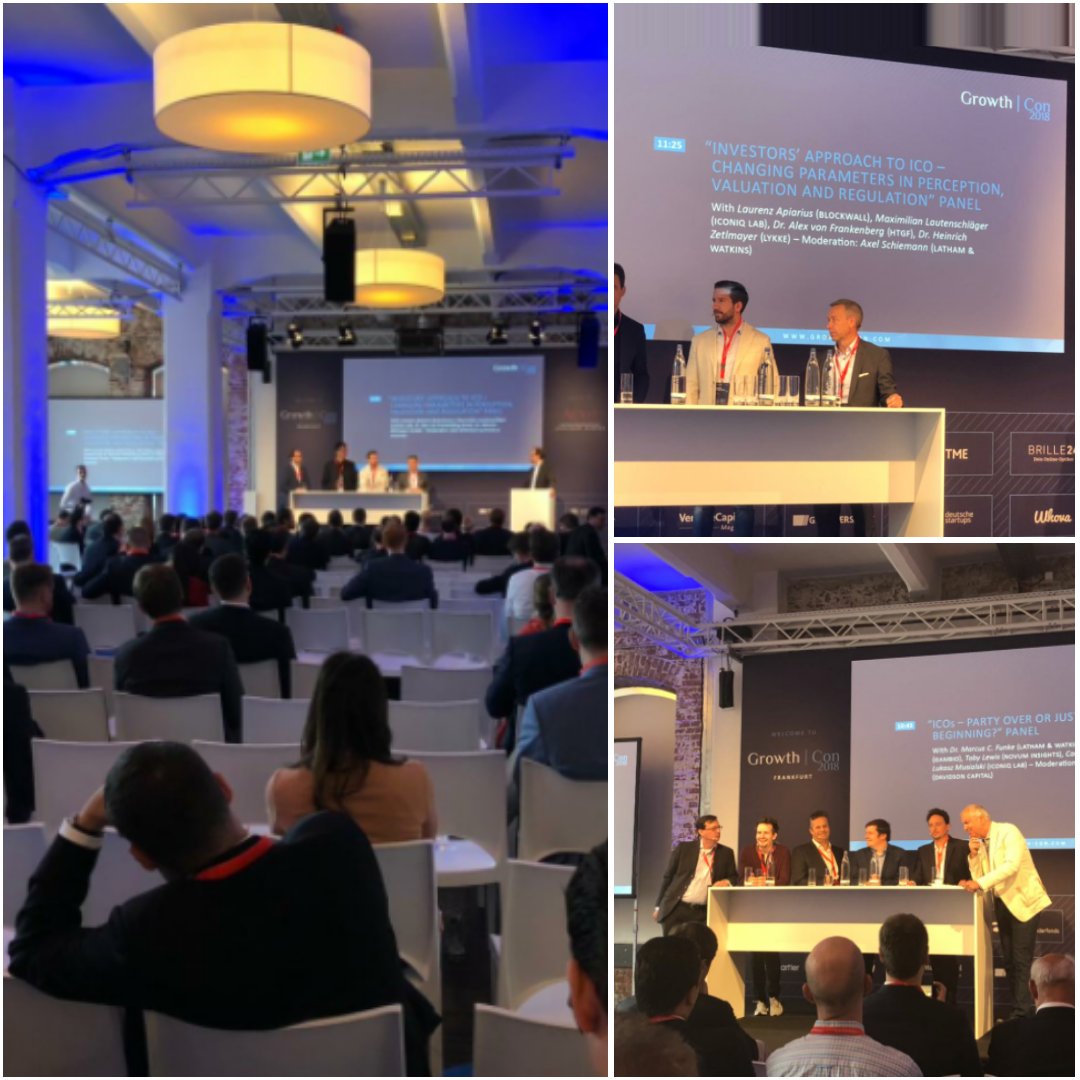 DDA_GmbH's tweet photo. Max Lautenschläger and Luke Musialski at @Growth_Con , Frankfurt today - great crowd and discussions! #crypto #blockchain #ico #token #growthcon https://t.co/YhH1dO3L3h